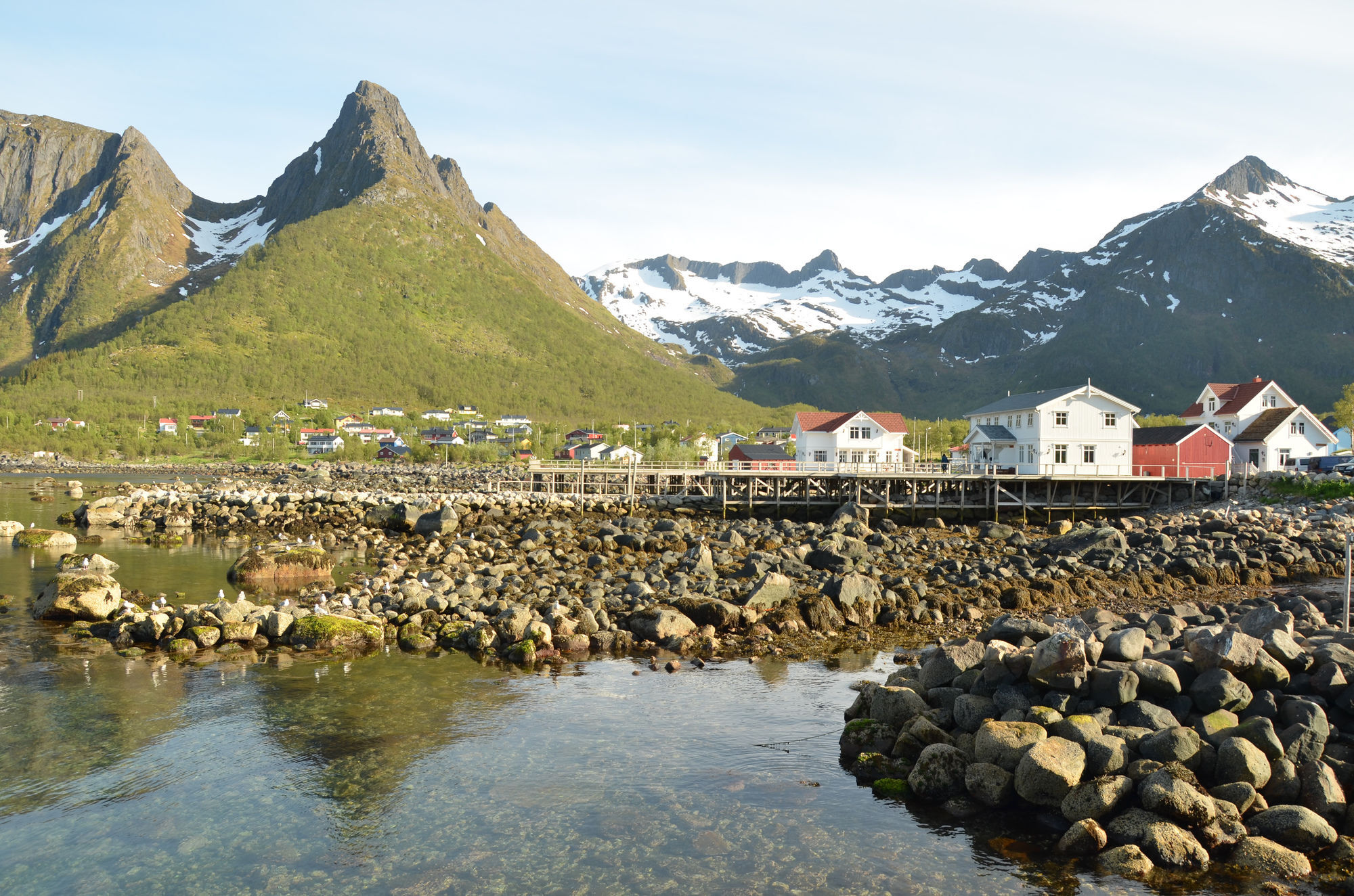 Mefjord Brygge Hotel Tromsø Exterior foto